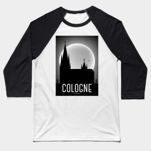 Cologne city poster Baseball T-Shirt